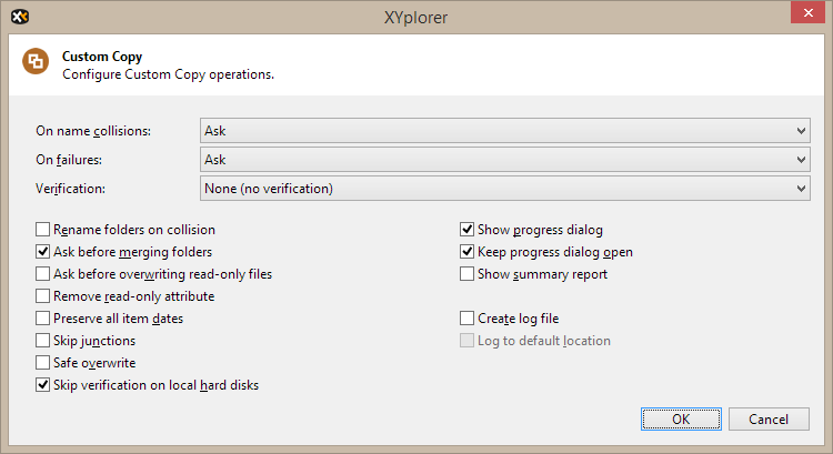 自定義複製配置