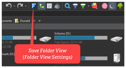 保存文件夾視圖