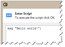嘗試腳本對話框
