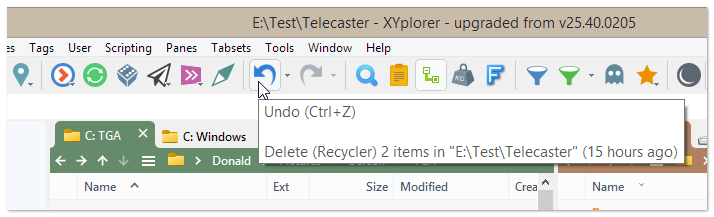 工具欄懸停提示